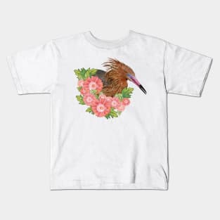 Reddish Egret Kids T-Shirt